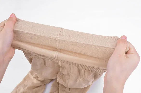 Black seamless high-waist shapewear short for women on a mannequin
