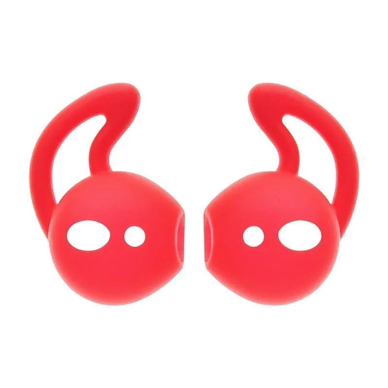 Silicone earplug sleeves for Apple AirPods in five colours, with dimensions 28.19x21.10x9.10mm.