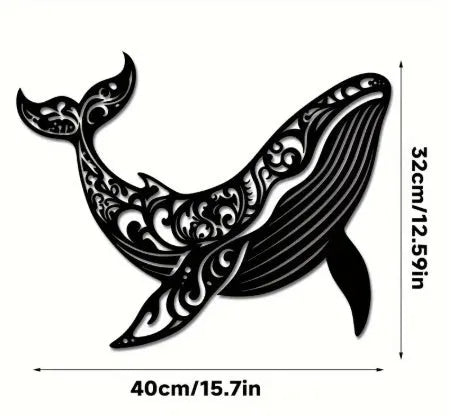 Black iron silhouette animal decoration – metal craft for garden or home (eagle shape shown)