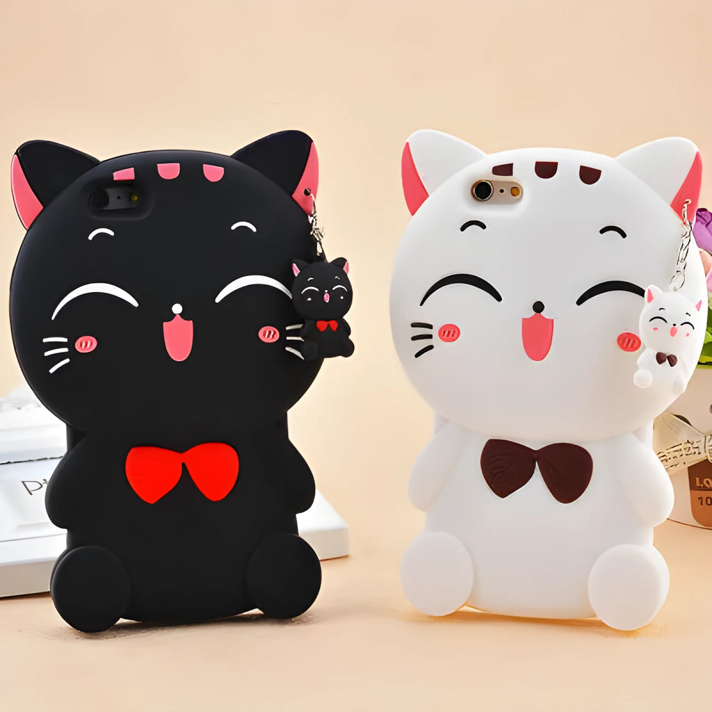 Imported soft silicone phone shell case showing edge-proof protection on a smartphone.