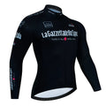 Men's long sleeve mountain bike cycling jersey in moisture-wicking fabric with patterned design