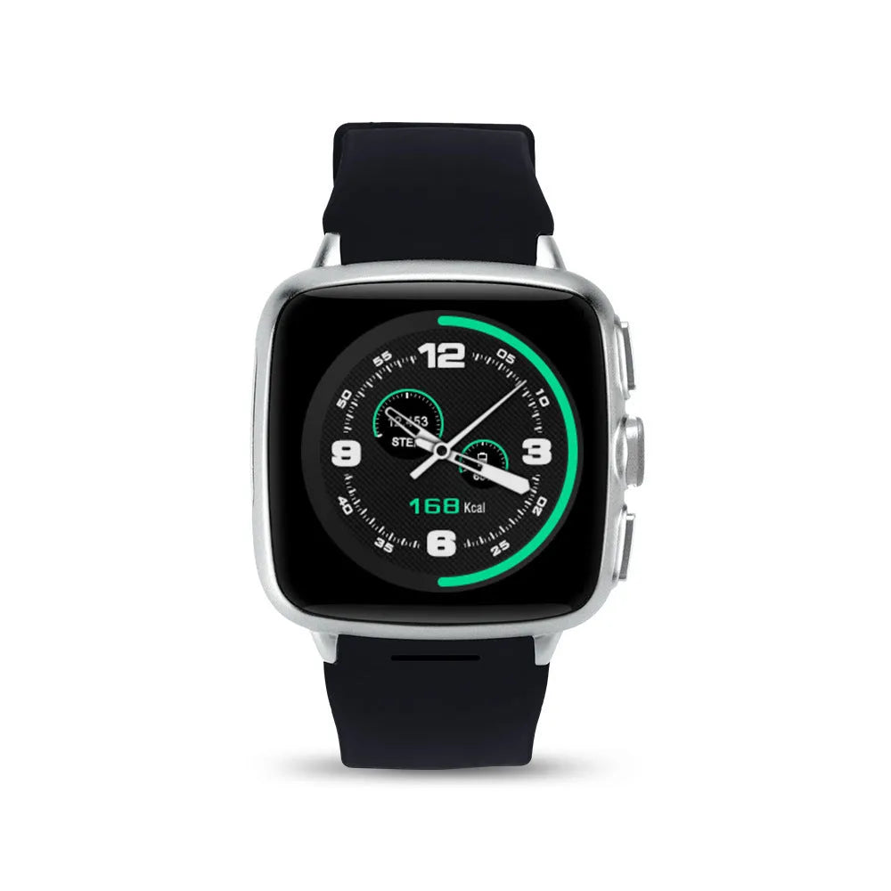 Z01 smart watch with 1.54-inch touchscreen display on wrist