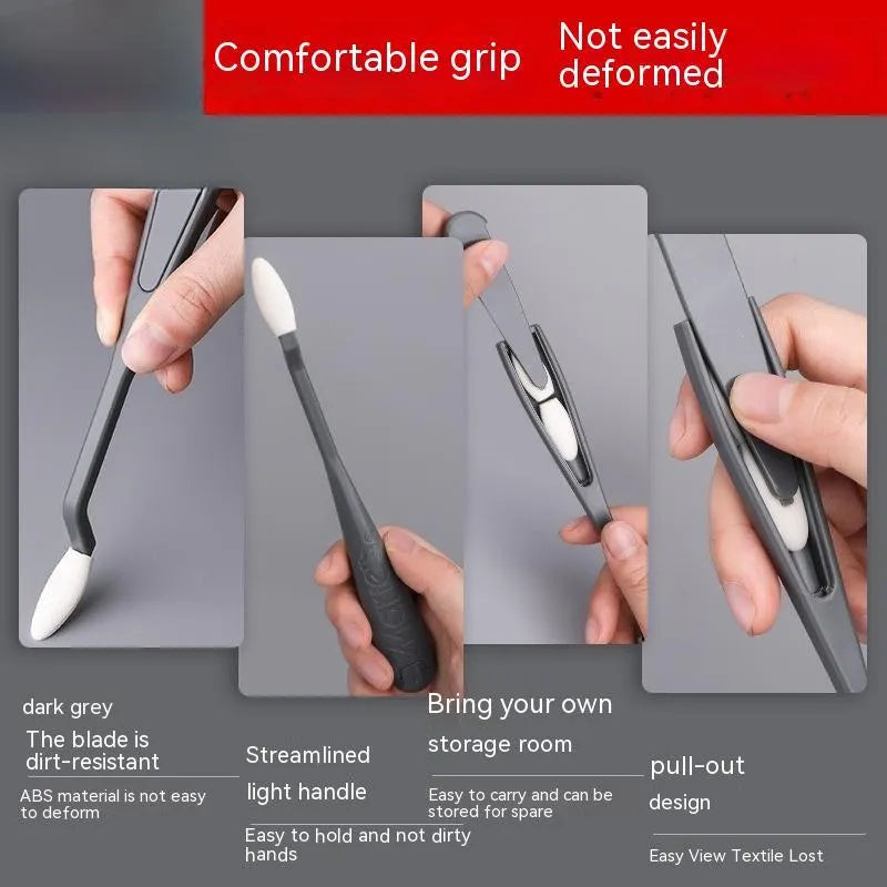 Plastic fluorescent pen eraser smear tip R20212 for precise sketching and pencil mark removal