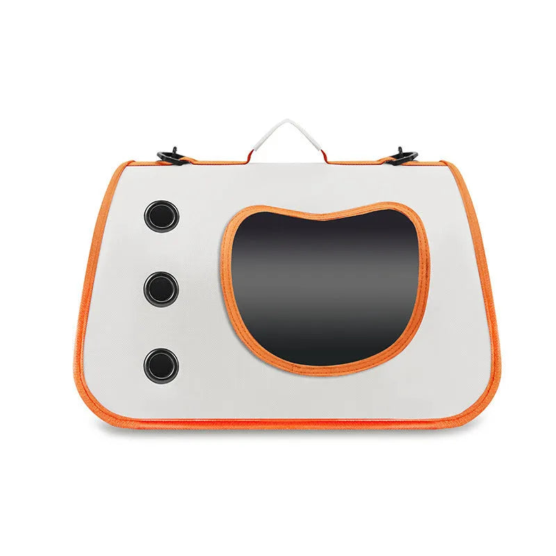 Oxford cloth pet crossbody bag in six colour options for medium-capacity pet transport