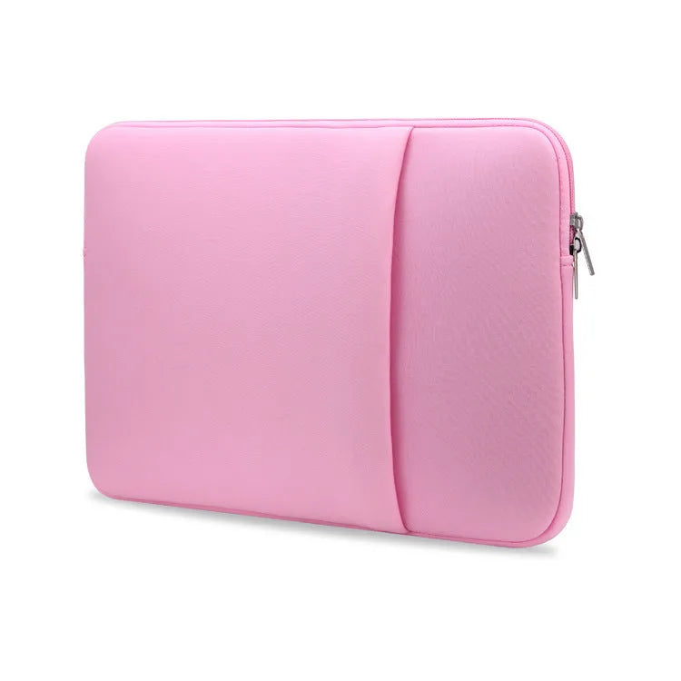 Canvas computer bag liner protective sleeve with zipper and internal pockets for 11.6 to 15.6 inch laptops