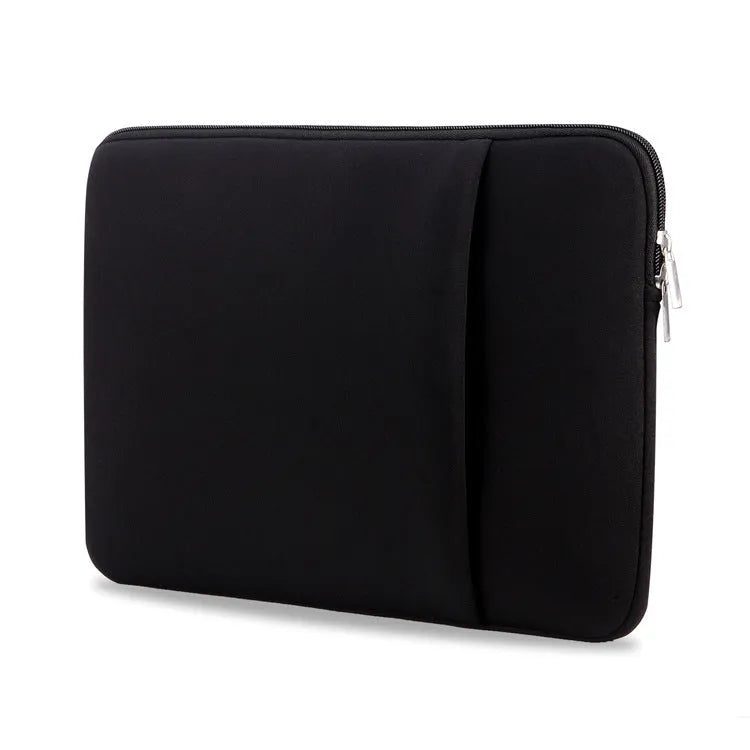 Canvas computer bag liner protective sleeve with zipper and internal pockets for 11.6 to 15.6 inch laptops
