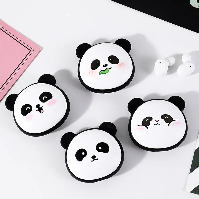 TWS true wireless sports earbud with cartoon style, PC ABS build, and 8+ hour battery life