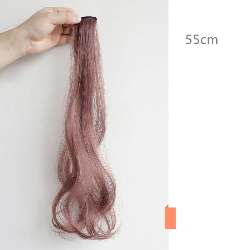 60cm colour gradient curly wig piece in high temperature wire with twelve shade options