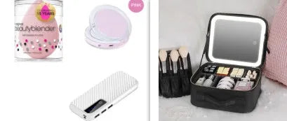 Compact 20000mAh portable power bank showing colour options including black, blue, pink and white