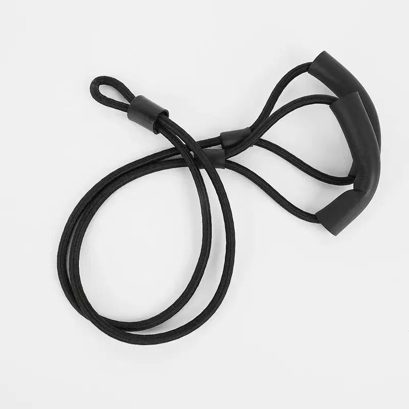 Power Plate treadmill drawstring with red sponge plastic handle