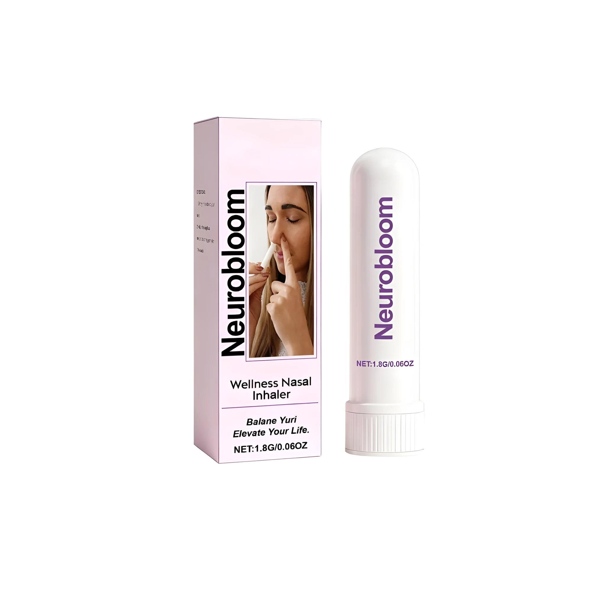Refreshing nasal aspirator with menthol, milk thistle, and dandelion in 1.8g capacity format