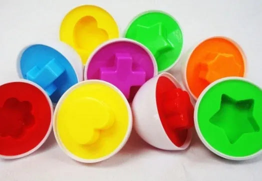 Children's educational twist egg toy set with plastic eggs in bag for learning letters and numbers