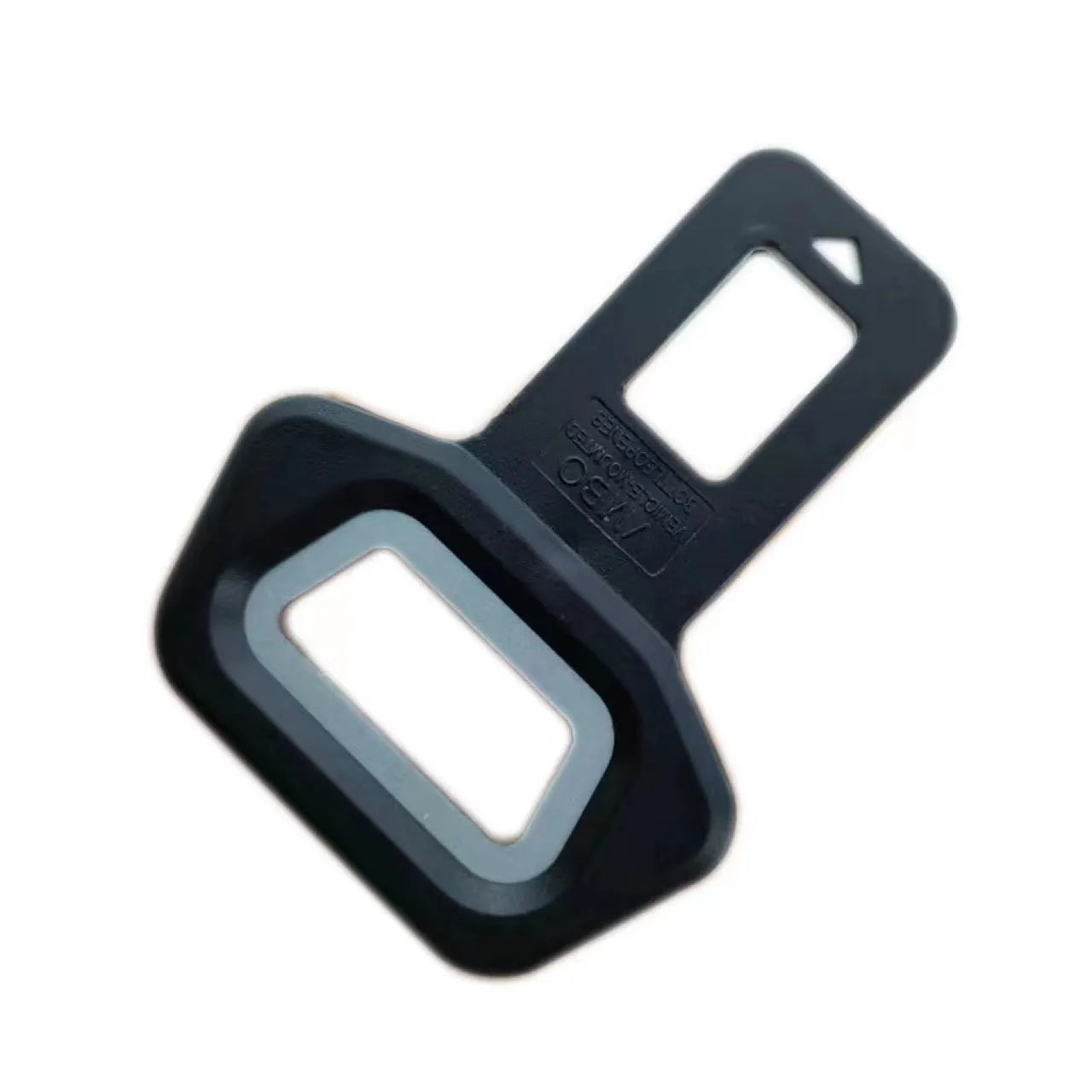 Frosted carbon fibre aluminium keychain tool showing 2.1cm wide buckle pick head and bottle opener end.