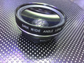 0.45X wide angle mobile phone lens attachment in black, gold, rose gold, and silver colours