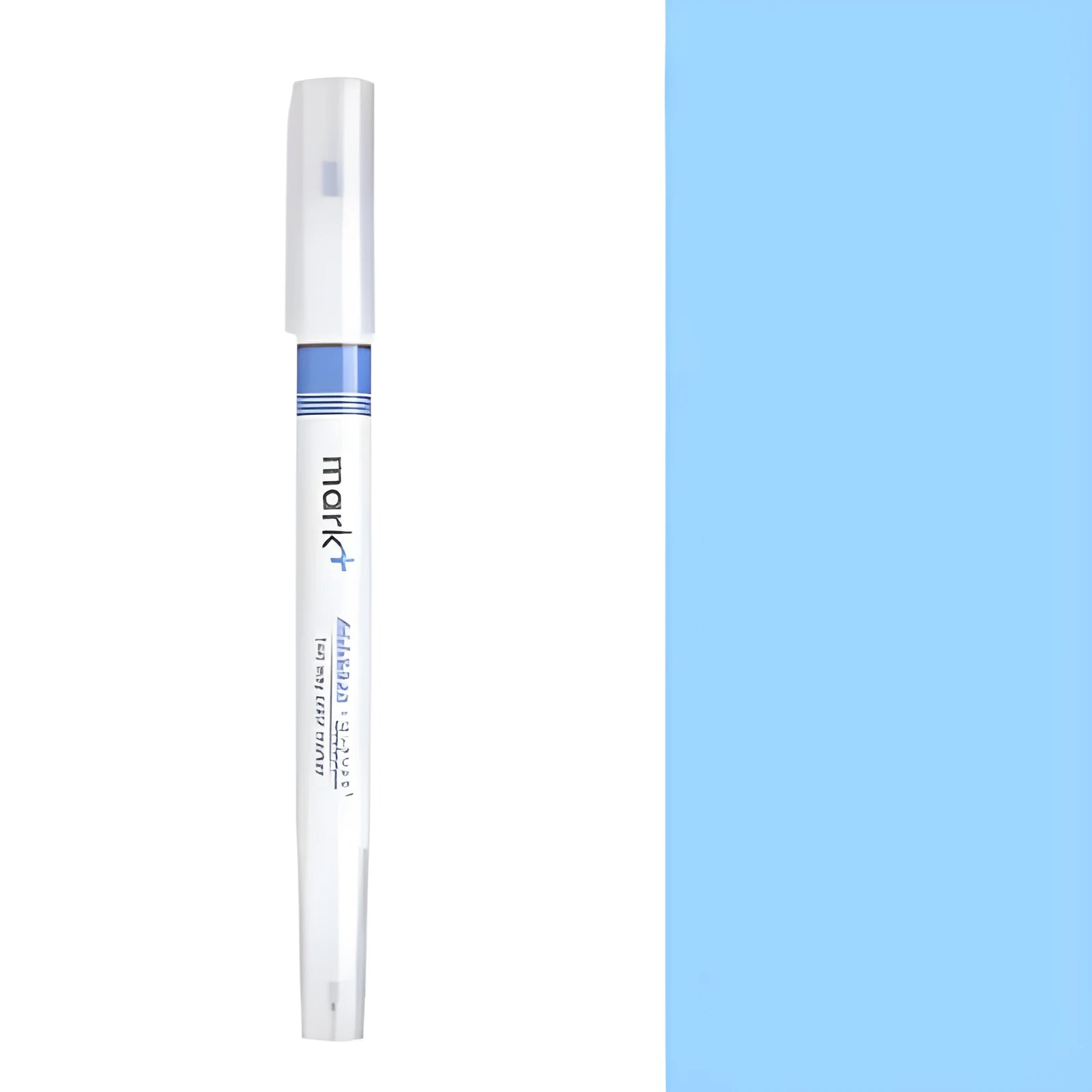 Marker light highlighter with plastic body in muted colours showing 13cm length