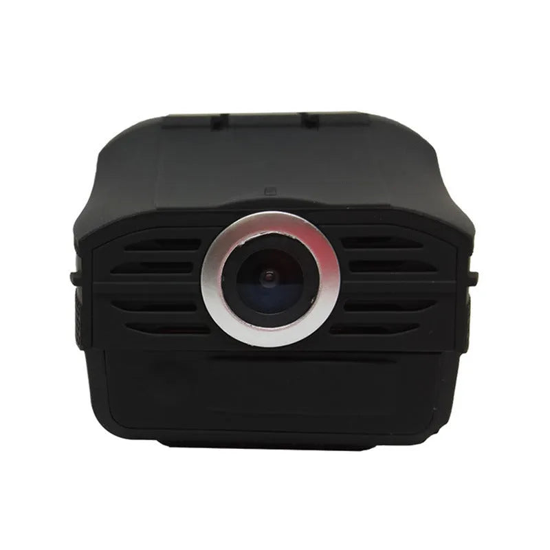 Blue VG3 electronic dog dashcam flow radar detector, 84x45x54mm, 390g, under-rearview-mirror mount