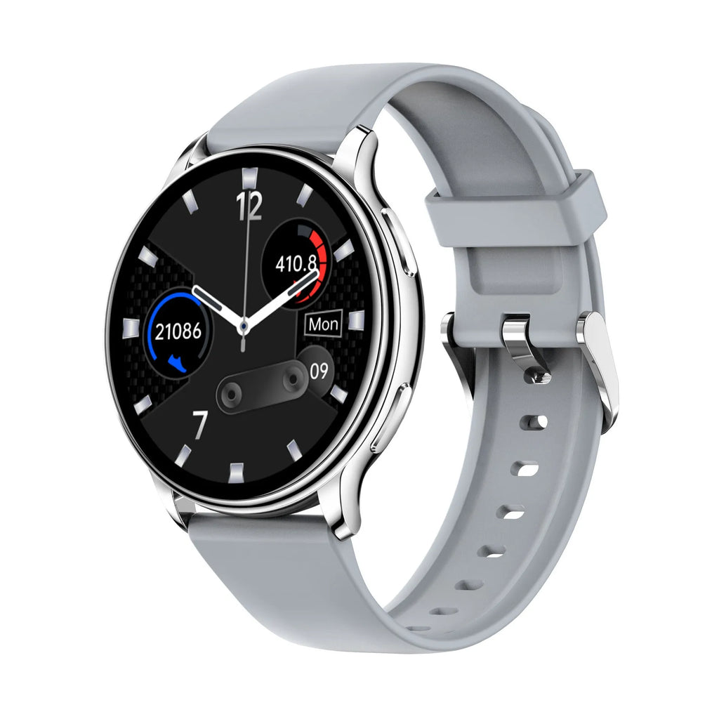 Smart watch with heart rate blood oxygen blood pressure body temperature monitoring TFT screen in black colour