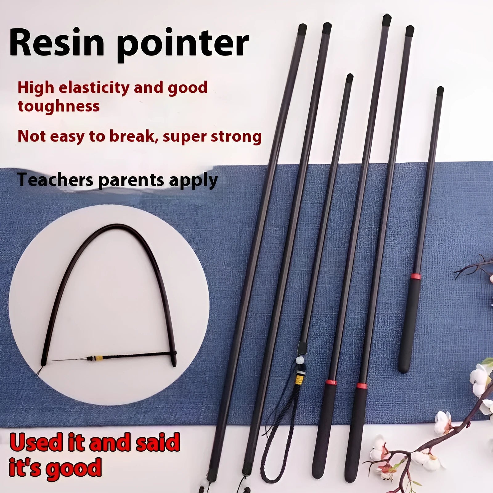 Resin measuring tape pointer tool for construction with multiple size options