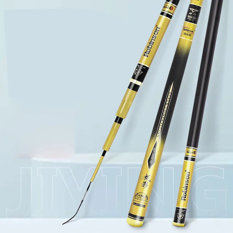 Carbon fishing rod 28 tone super hard super light Taiwan pole 2.7m to 7.2m platform fishing