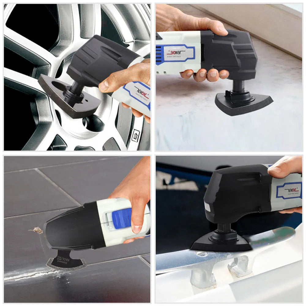 Set of multi-function tool saw blades in 88mm diameter for cutting and polishing, compatible with Bosch Fein Dremel