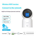 Zhou Shi wireless indoor security camera with plastic housing and AI face detection capabilities