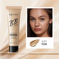 Waterproof sweat-proof BB cream bottle in one of four shades: 01, 02, 03, or 04.