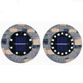 Imitation stone solar garden light with PP body, 11.5cm x 2.3cm x 13cm, for outdoor lawn and patio use