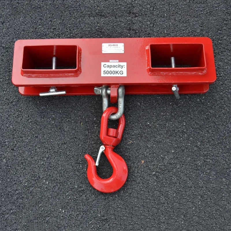 MK forklift hook with rotatable design and safety locking device for crane applications