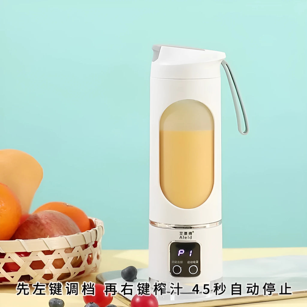 Portable dual-motor 12-blade juicing cup with small mini size for travel and home use