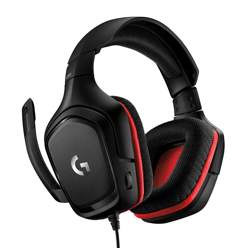 G331 stereo gaming headset in photo colour with microphone and 2m cable