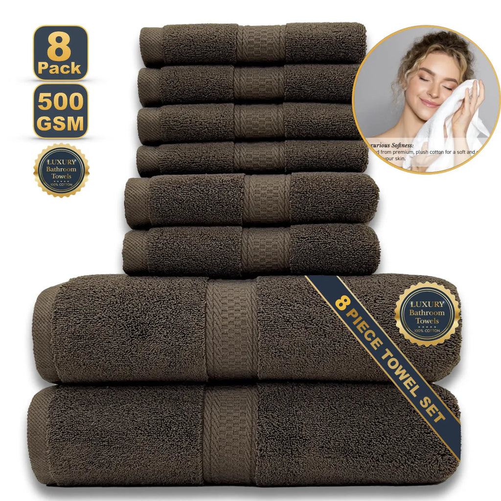 Pure cotton jacquard towel in white, available in sizes 35x35 to 90x180 cm, plain series