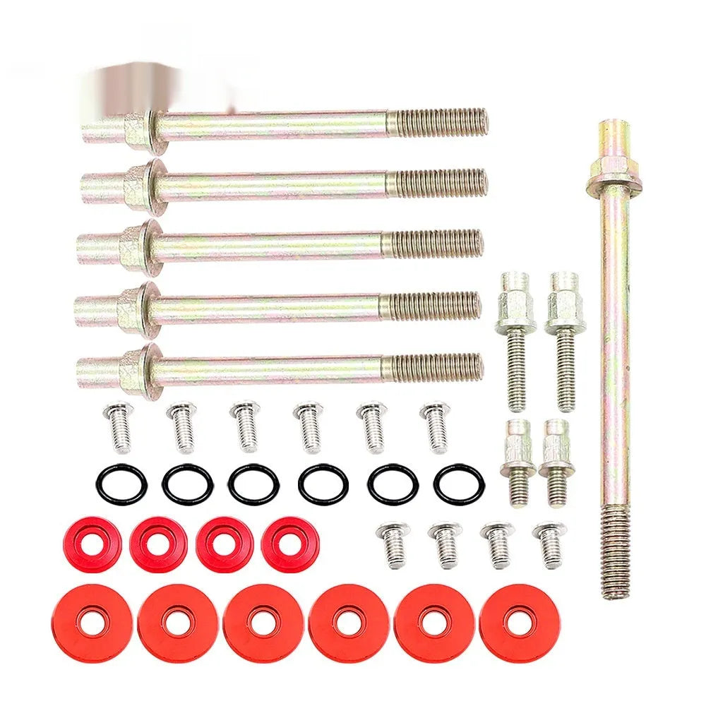 Aluminium alloy engine gasket kit for Honda Civic K Series in black, blue, red, silver colours.