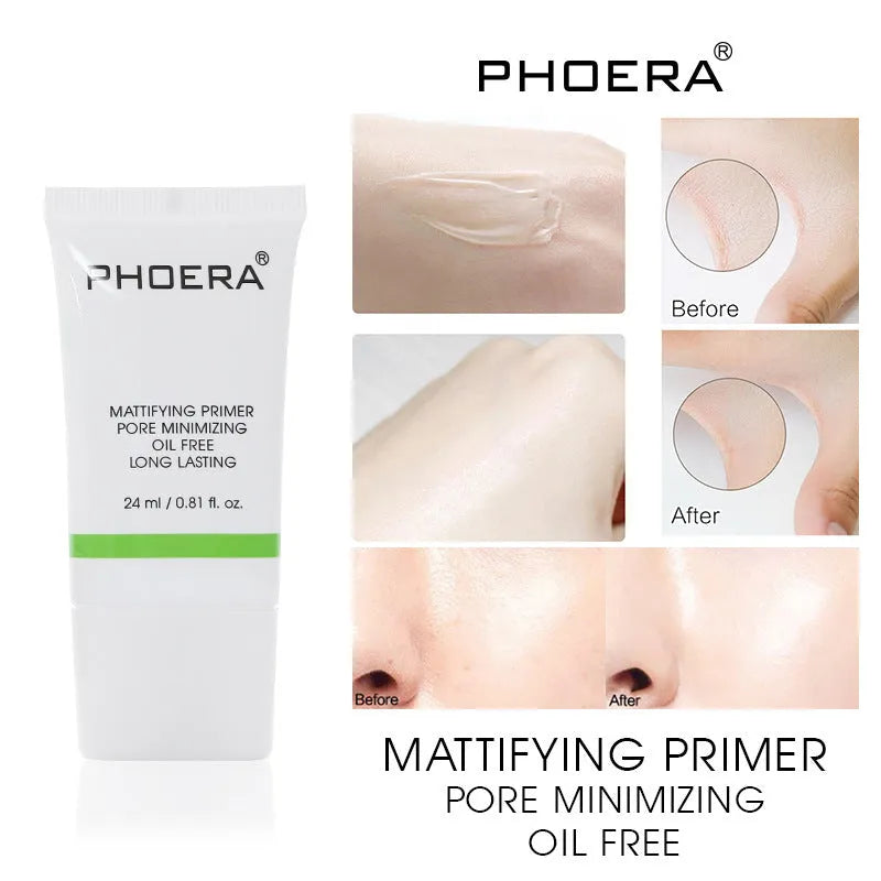 PHOERA isolation moisturizing makeup primer 24ml long lasting face base lotion bottle