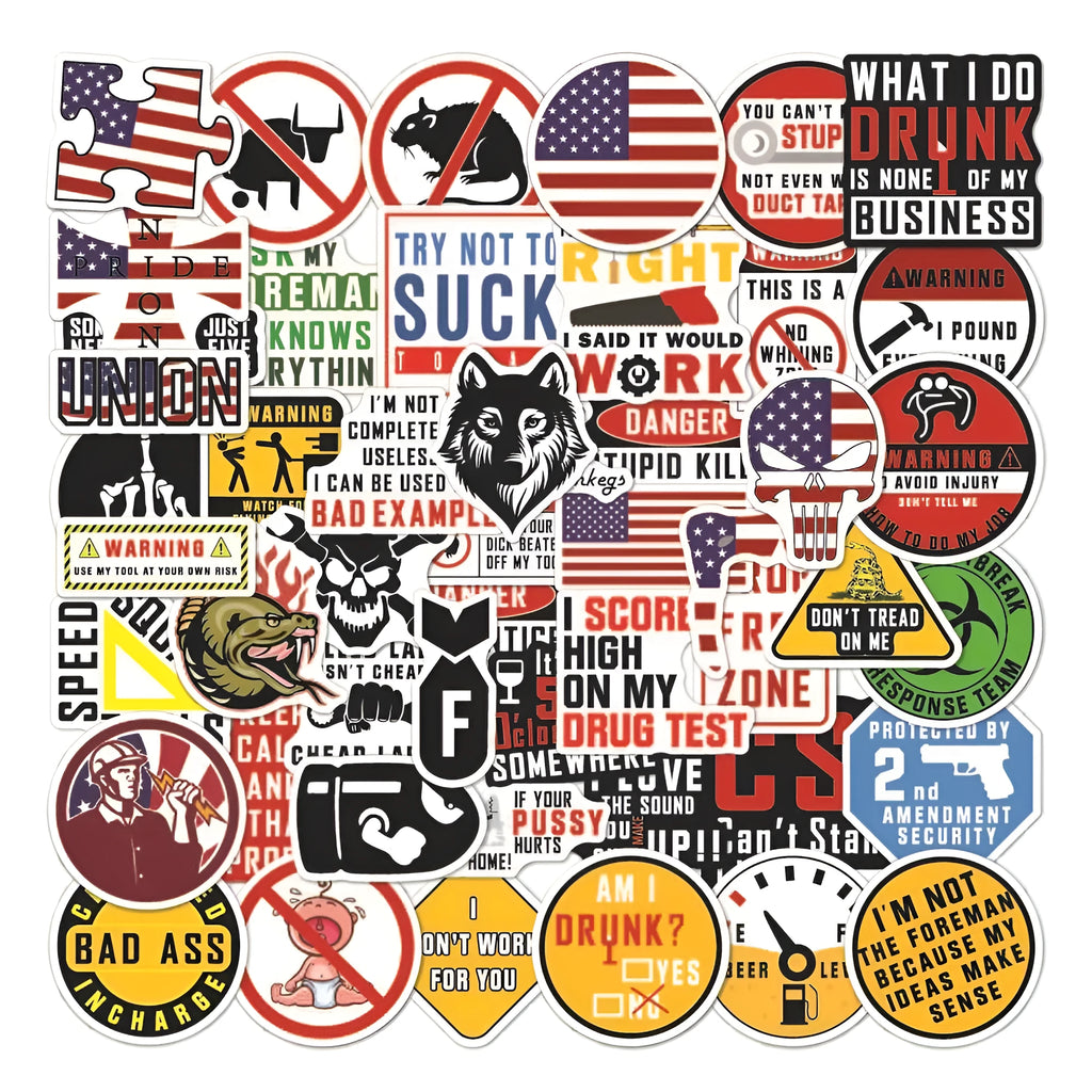 Personalised waterproof PVC stickers for motorcycle helmets and sports equipment safety marking