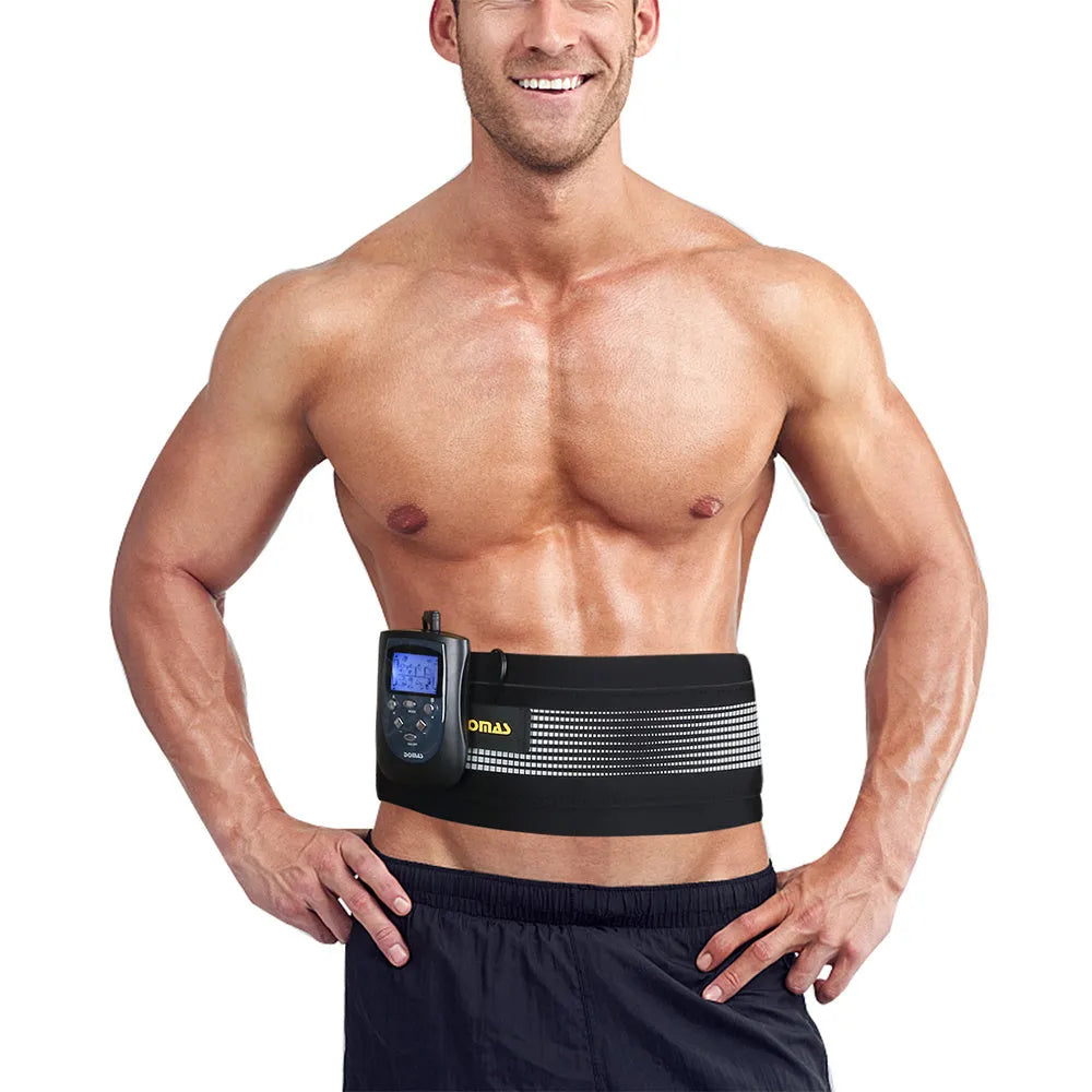 Black electronic massager with mechanical controls for neck, waist, buttocks, legs, back and abdomen