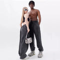 Men's loose fit hoodie and pants set in cotton with wool lining, available in S to XXL sizes