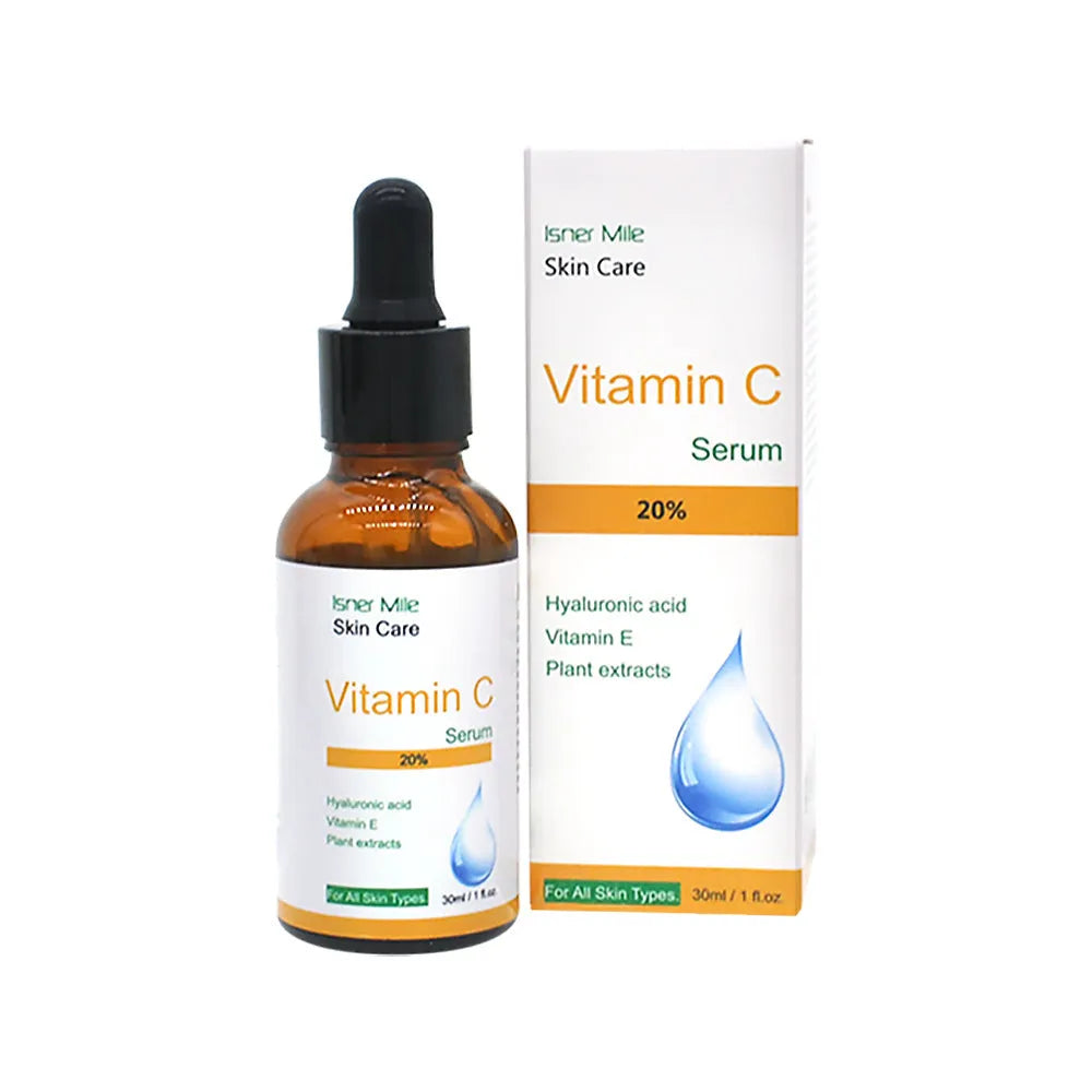 30ml bottle of Vitamin C serum for facial skincare treatment