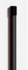 Silicone weight-bearing sports bracelet in black, showing foam and alloy construction for running and fitness training
