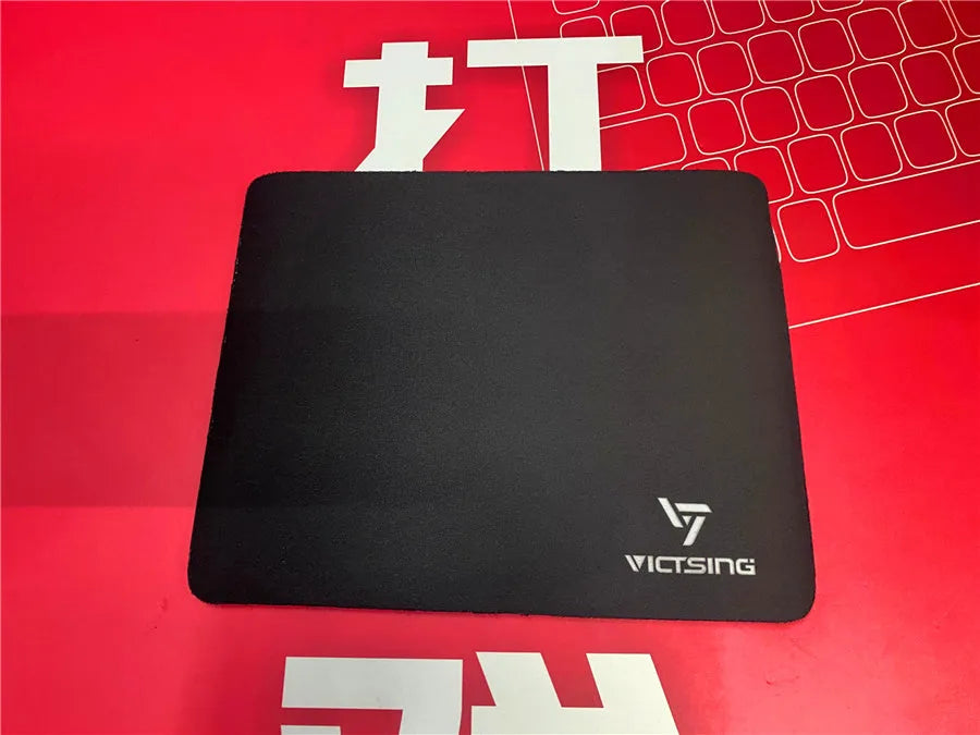 Blood Hand Table Mat black rubber mouse pad with rough grain texture, 270mm by 220mm