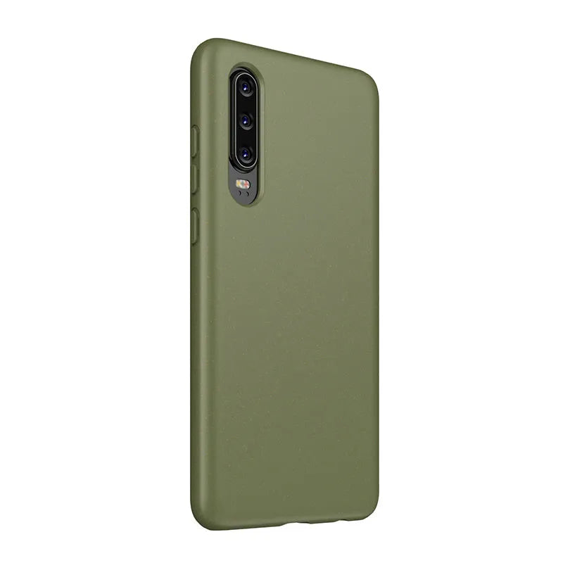 Huawei P30 mobile phone case in TPU material showing colour options.