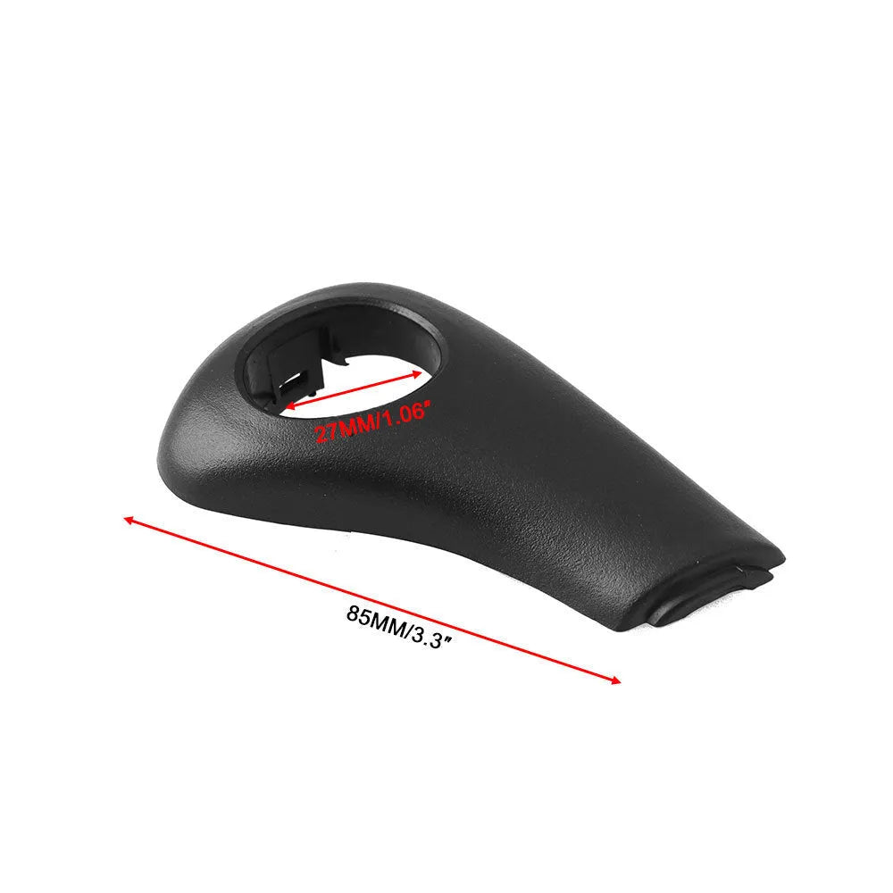 Black plastic shift button, spring, and side plate for Honda Accord 2003-2005 refit kit.