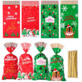 Christmas OPP flat packing bag, 13x27cm, 50 per pack, in Christmas Bag A and B colours