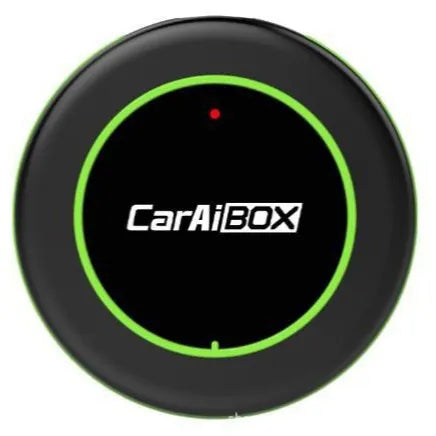 C6 black vehicle-mounted wireless adapter switching box with Type-C and USB interfaces, no screen, single or two-in-one style