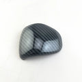 Smart RunK3 carbon fibre pattern gear shift cover sticker for car interior customisation