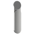 Silver aluminium alloy mobile phone and computer dual screen extension bracket with magnetic attachment on desk edge