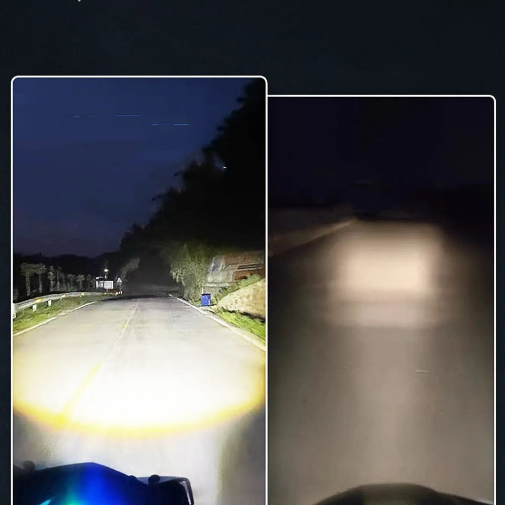 Chunfeng 150NK motorcycle LED headlight conversion kit with integrated far and near bulbs