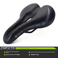 Bicycle seat cushion made from PU leather in colour 3147 hollow cushion, shown with dimensions 270mm by 180mm.
