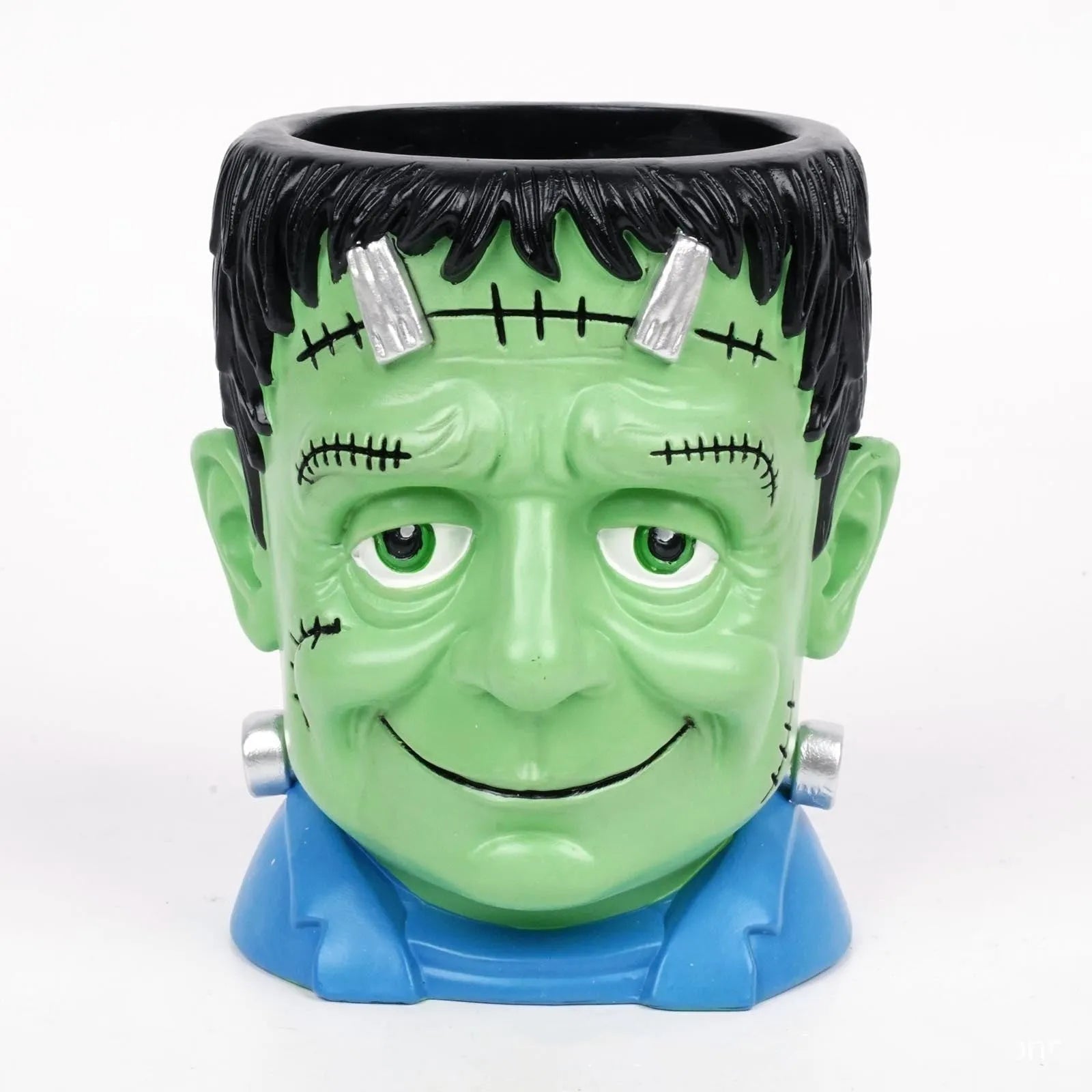 Hand-painted Halloween resin flower pot decorations in four horror character designs