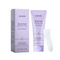 Ouhoe Gentle Body Depilatory Cream 100g tube for body hair removal with scraper included in the pack