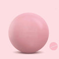25cm frosted Pilates hips ball in purple or pink with blowing tube, PVC inflatable yoga ball
